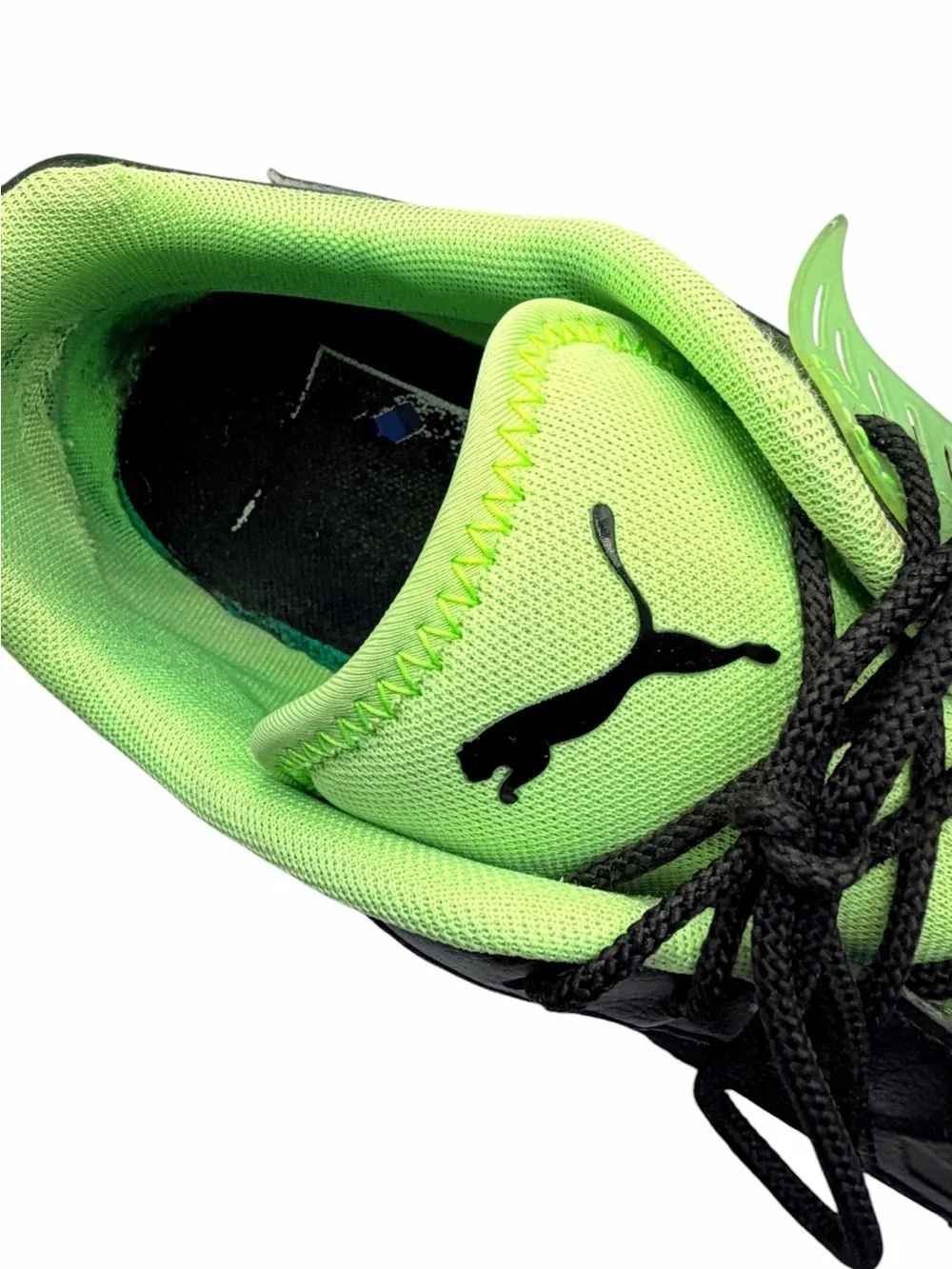PUMA BMW M Motorsport Men’s Sneakers Size 11 Black Neon Green 307000-01